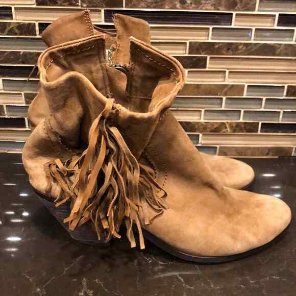 Sam Edelman Louie fringe booties Women’s Size 8.5 Boots - Picture 4 of 7